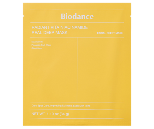 Biodance Radiant Vita Niacinamide Real Deep Mask 1ks 34g