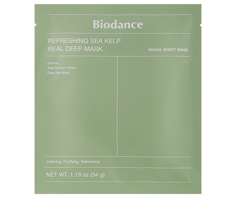 Biodance Refreshing Sea Kelp Real Deep Mask 1ks 34g