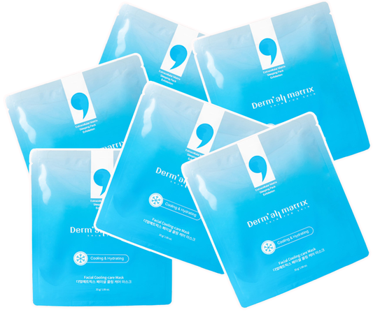 DERM·ALL MATRIX Hydratation Hydrogel Cooling Mask ✨ | 6 masek