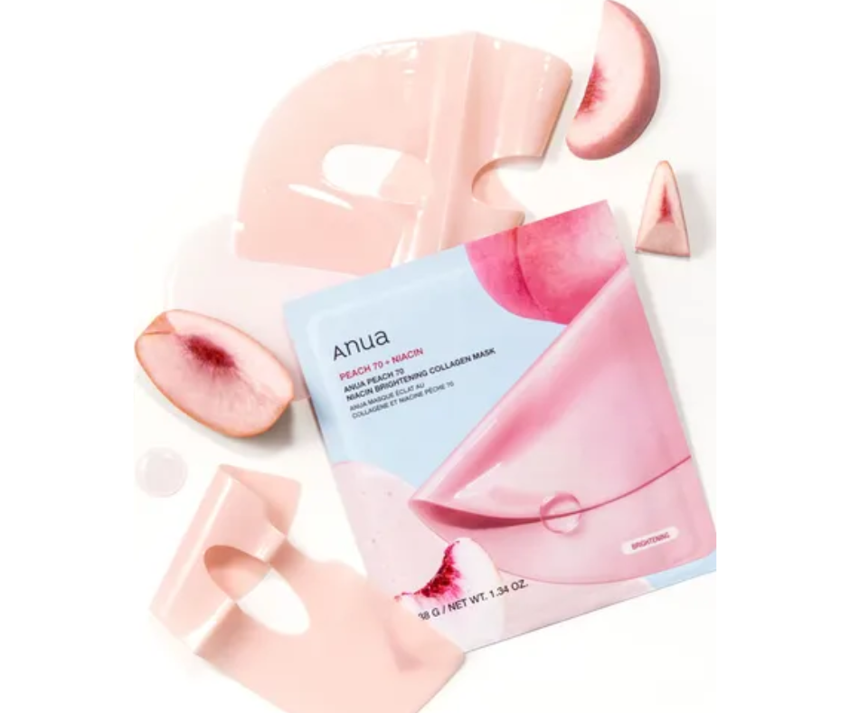 Anua Peach 70 Niacin Brightening Collagen Mask 38g