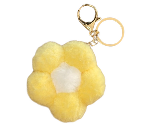 Plyšová Yellow Kvetina Prívesok 50g