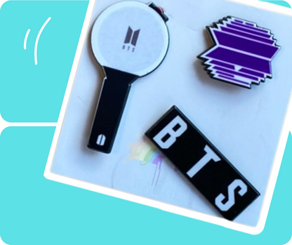 K-POP BTS Odznaky 3ks