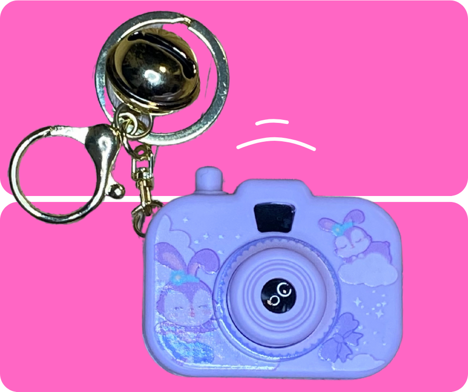 Sanrio Purple Camera Prívesok 50g