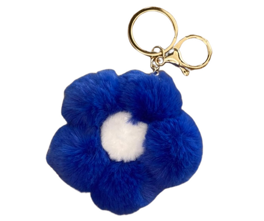 Plyšová Blue Kvetina Prívesok 50g