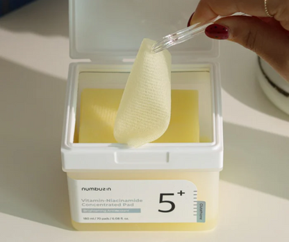 Numbuzin No.5 Vitamín Niacinamide Concentrated Pads 180ml